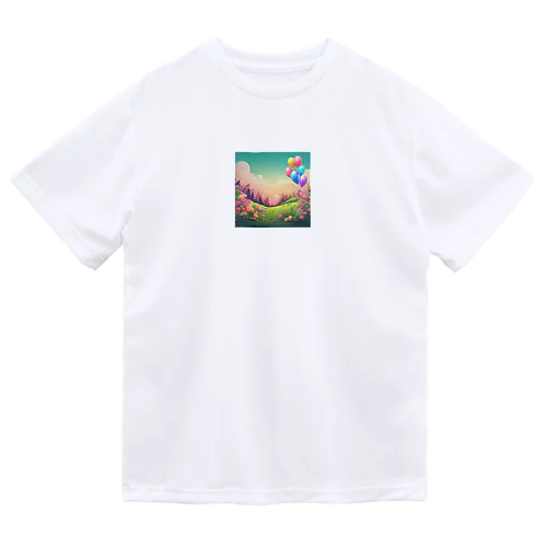 ふわふわ風船 ドライTシャツ