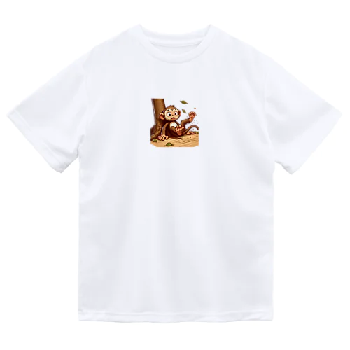 猿も木から落ちるB Dry T-Shirt