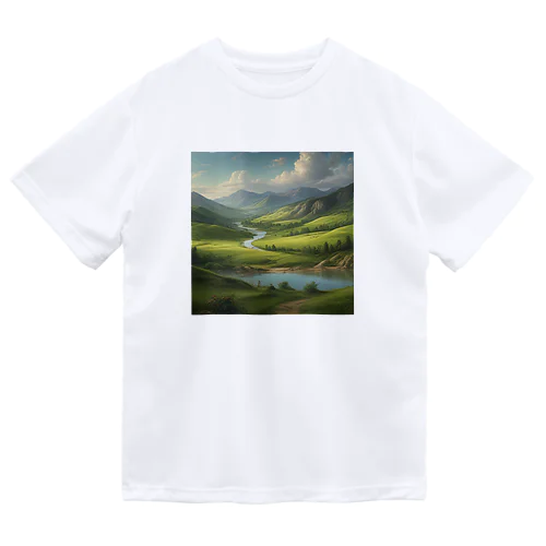 山の風景 Dry T-Shirt