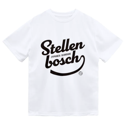 ステレンボッシュ（タイポグラフィBLACK） Dry T-Shirt