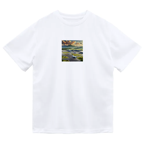 お洒落な常夏の空港風景 Dry T-Shirt