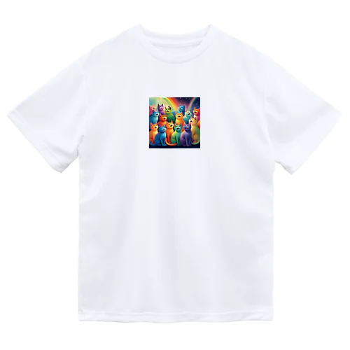 グラデにゃん🌈 Dry T-Shirt