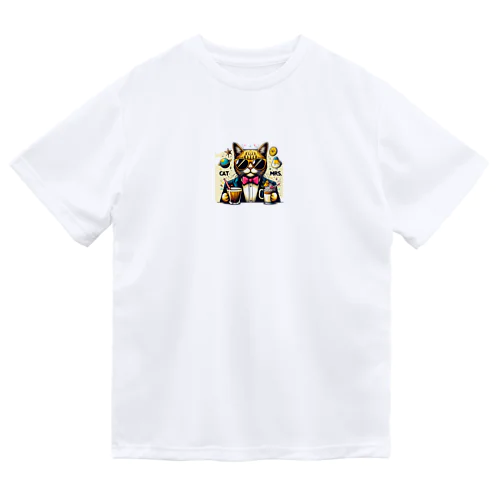 猫サン ドライTシャツ