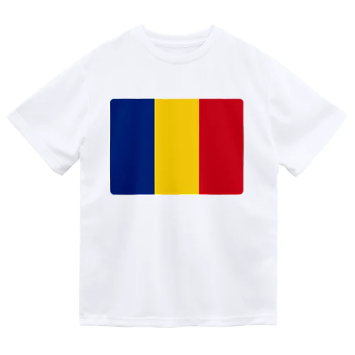 ルーマニアの国旗 ドライTシャツ