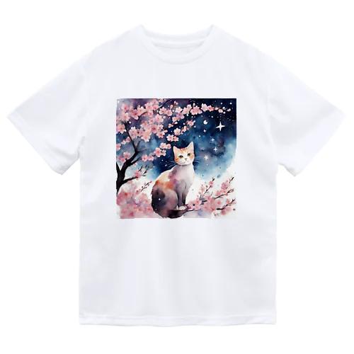 sakura cat1 Dry T-Shirt