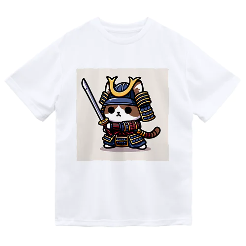 武士にゃんこ Dry T-Shirt