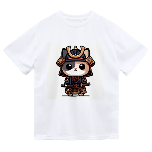 武士にゃんこ２ ドライTシャツ