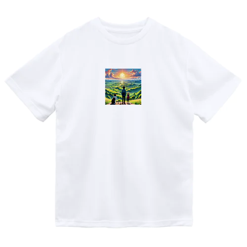 冒険猫６ Dry T-Shirt