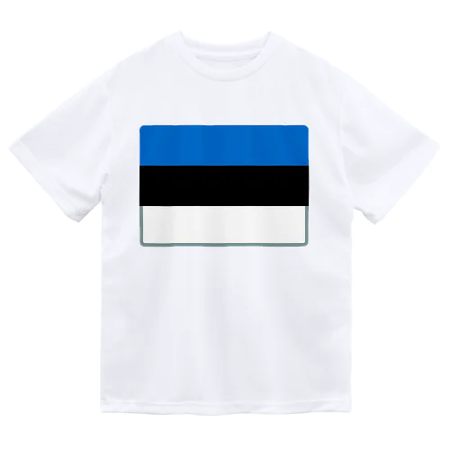エストニアの国旗 Dry T-Shirt