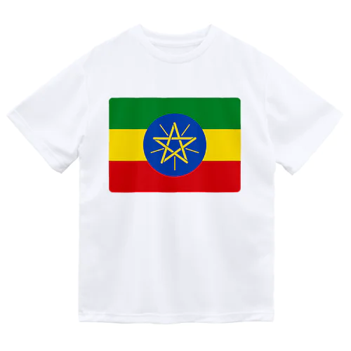 エチオピアの国旗 ドライTシャツ