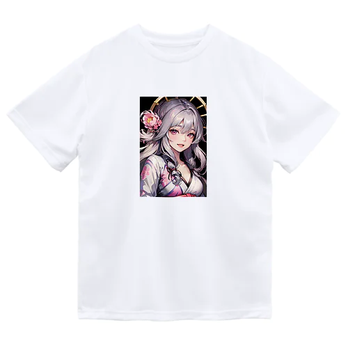 微笑む美少女 ドライTシャツ