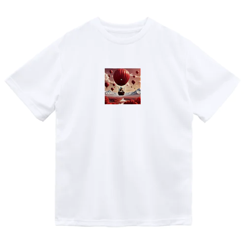 気球にシロクマくん Dry T-Shirt