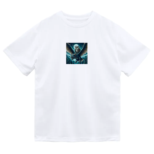 フクロウがドラゴンに乗って大冒険中🦉🐉 Dry T-Shirt