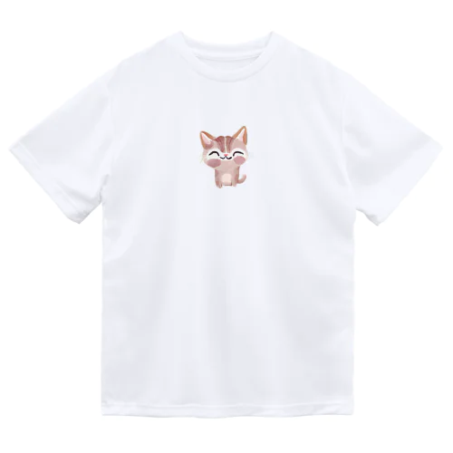 猫の癒し ドライTシャツ