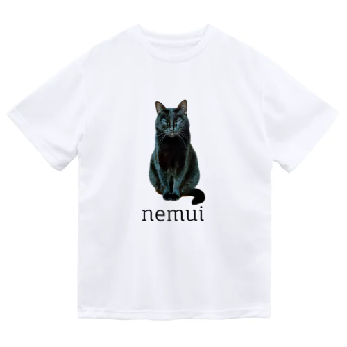 ねむいねこ ドライTシャツ