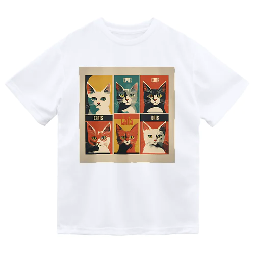 6匹の猫 Dry T-Shirt