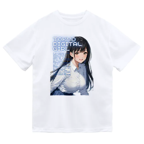TOKYO DIGITAL GIRL 03 Dry T-Shirt