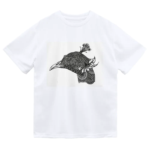 Peacock モノクロームver ドライTシャツ