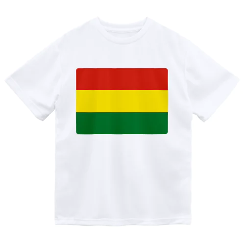 ボリビアの国旗 ドライTシャツ