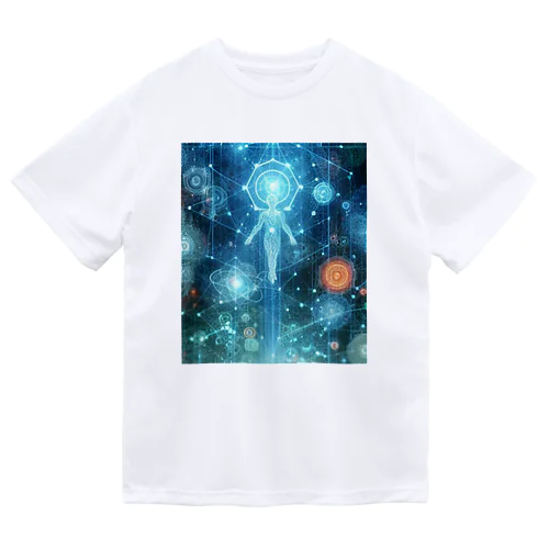 電脳世界風景1 ドライTシャツ