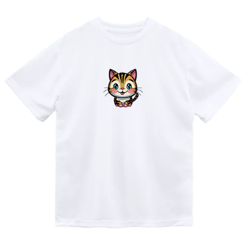 トラ子猫 ドライTシャツ