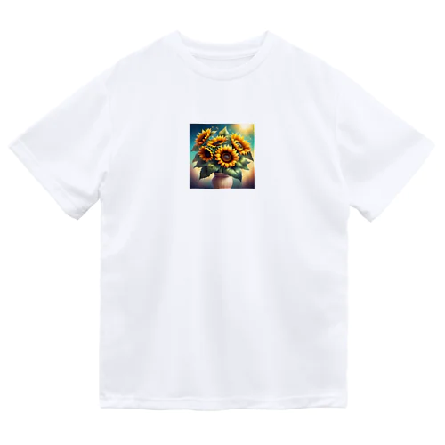 ひまわりの花束 Dry T-Shirt