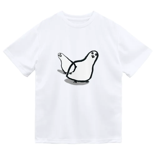 踊り尽くすぜ！鳥 ドライTシャツ