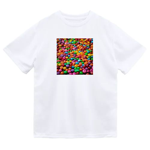 しあわせなチョコレートたち ドライTシャツ