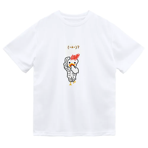 (*˙꒫˙* ) 顔ニワさん🐔 ドライTシャツ