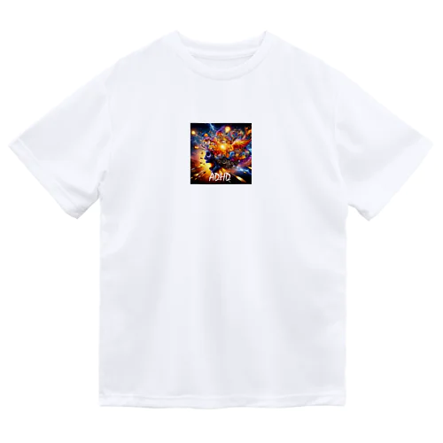 ADHD 　爆発的思考力 ドライTシャツ