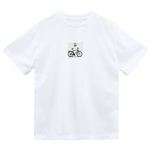 自転車ロゴ ドライTシャツ