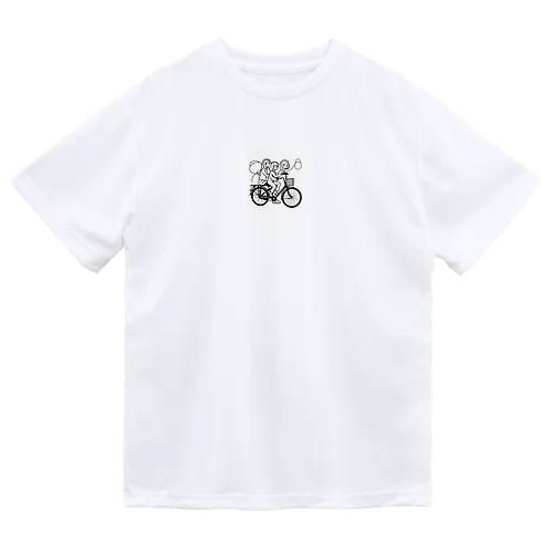 自転車ロゴ　ガールズ ドライTシャツ