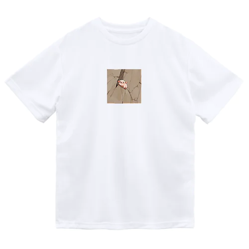 かわいい豚のロッククライミング Dry T-Shirt