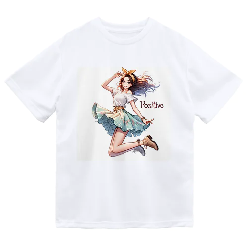 POSITIVE GIRL ドライTシャツ