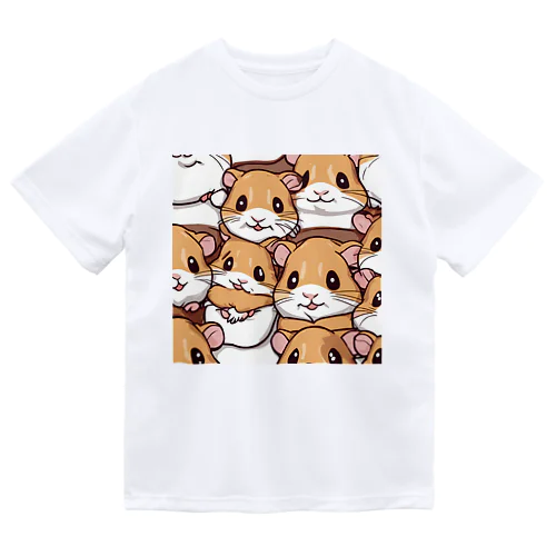 かわいいハムスター ドライTシャツ