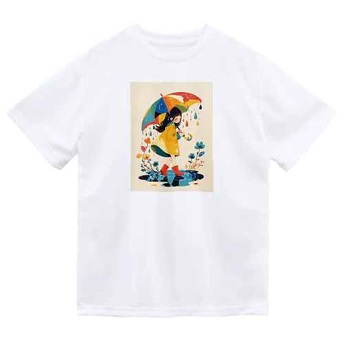 カラフルな雨の日  Hime  2530 Dry T-Shirt