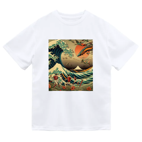 浮世絵にしてみた Dry T-Shirt