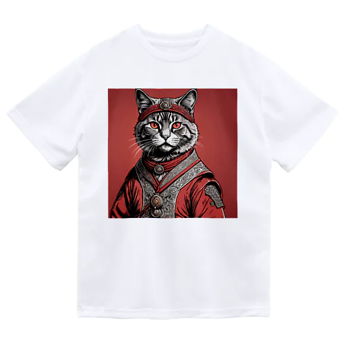 縄文猫 ドライTシャツ