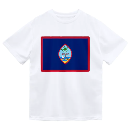 グアムの旗 ドライTシャツ