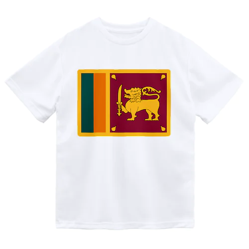 スリランカの国旗 ドライTシャツ
