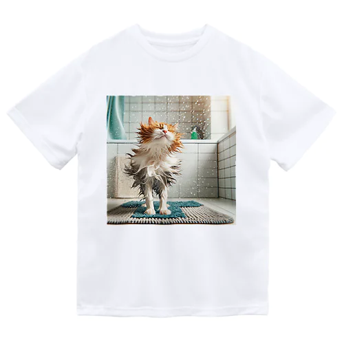 スプラッシュにゃんこ Dry T-Shirt