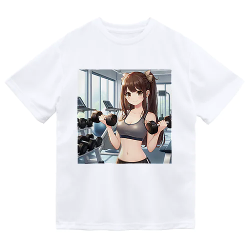 筋トレ女子 ドライTシャツ