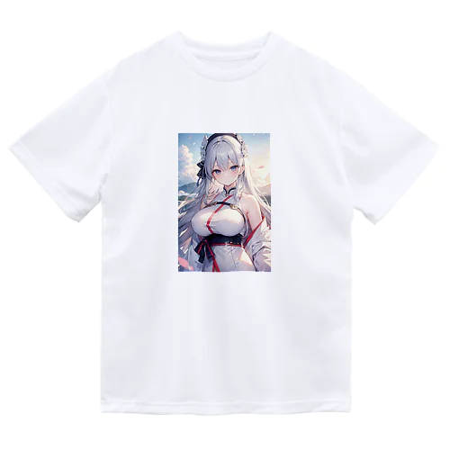 銀髪の巫女 Dry T-Shirt