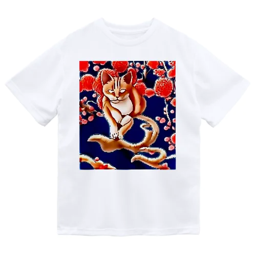 和風猫｢凡｣ Dry T-Shirt