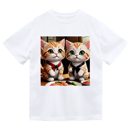 寿司屋猫 Dry T-Shirt