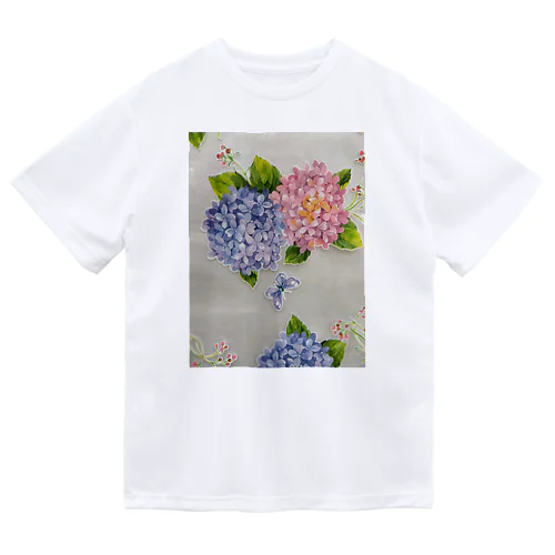 紫陽花 ドライTシャツ