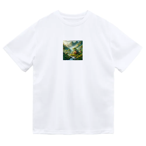 水彩画家丸山晩霞の近代画像グッズ2 Dry T-Shirt