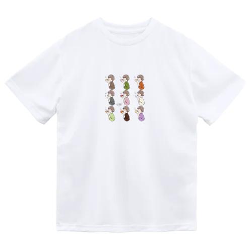 ほっとひと息つく女の子　オール ドライTシャツ