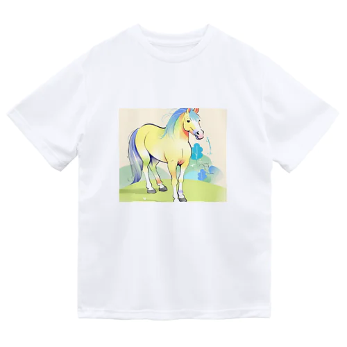 母馬のフローラ Dry T-Shirt