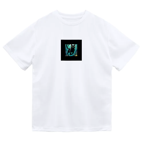 黒猫ダイビング Dry T-Shirt